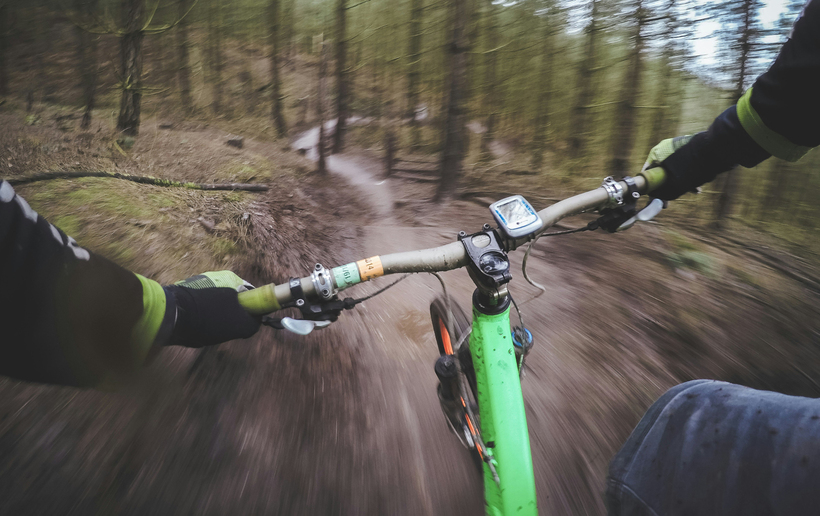 Activité d'inauguration de la piste de vélo de montagne